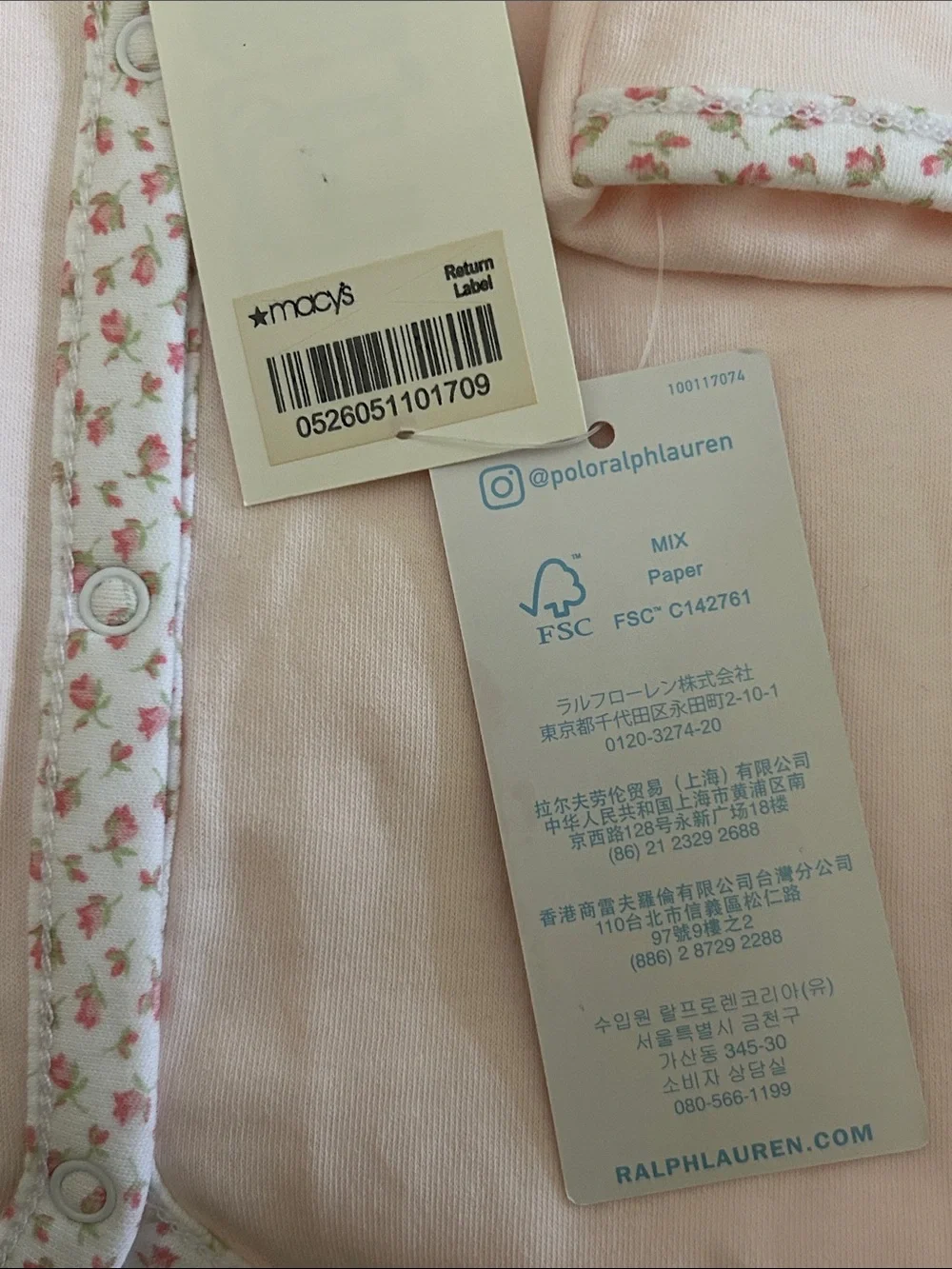 Ralph Lauren soft pale